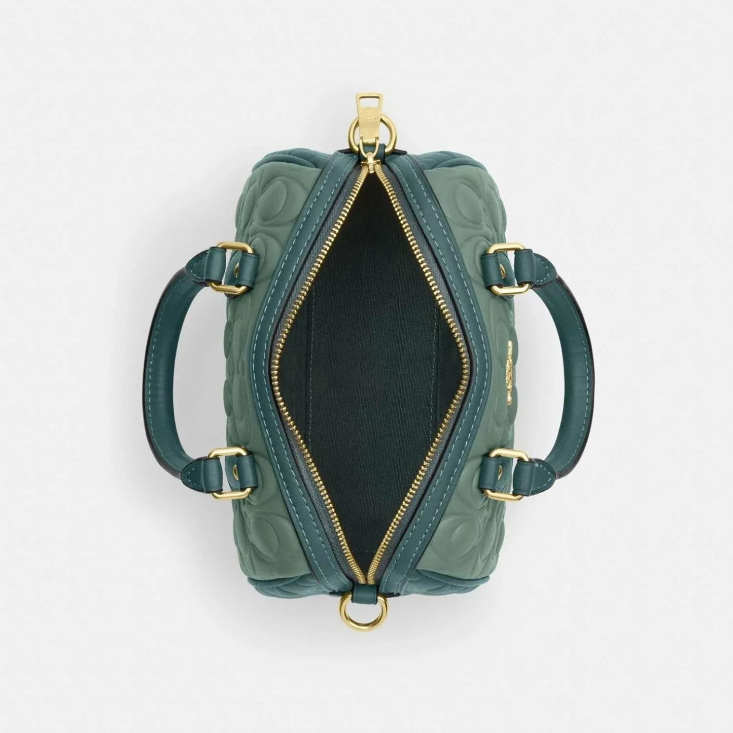 コーチ(Coach)ミニ ローアン クロスボディ バッグ・ブロックド シグネチャー レザー