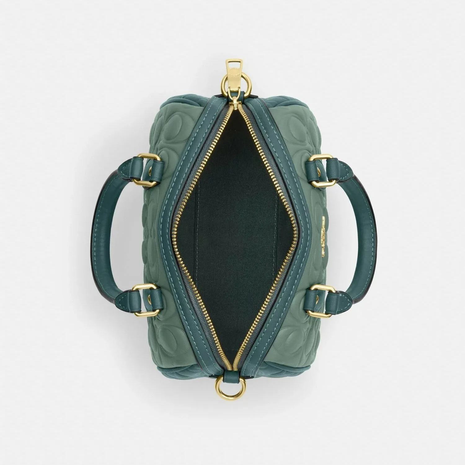 コーチ(Coach)ミニ ローアン クロスボディ バッグ・ブロックド シグネチャー レザー