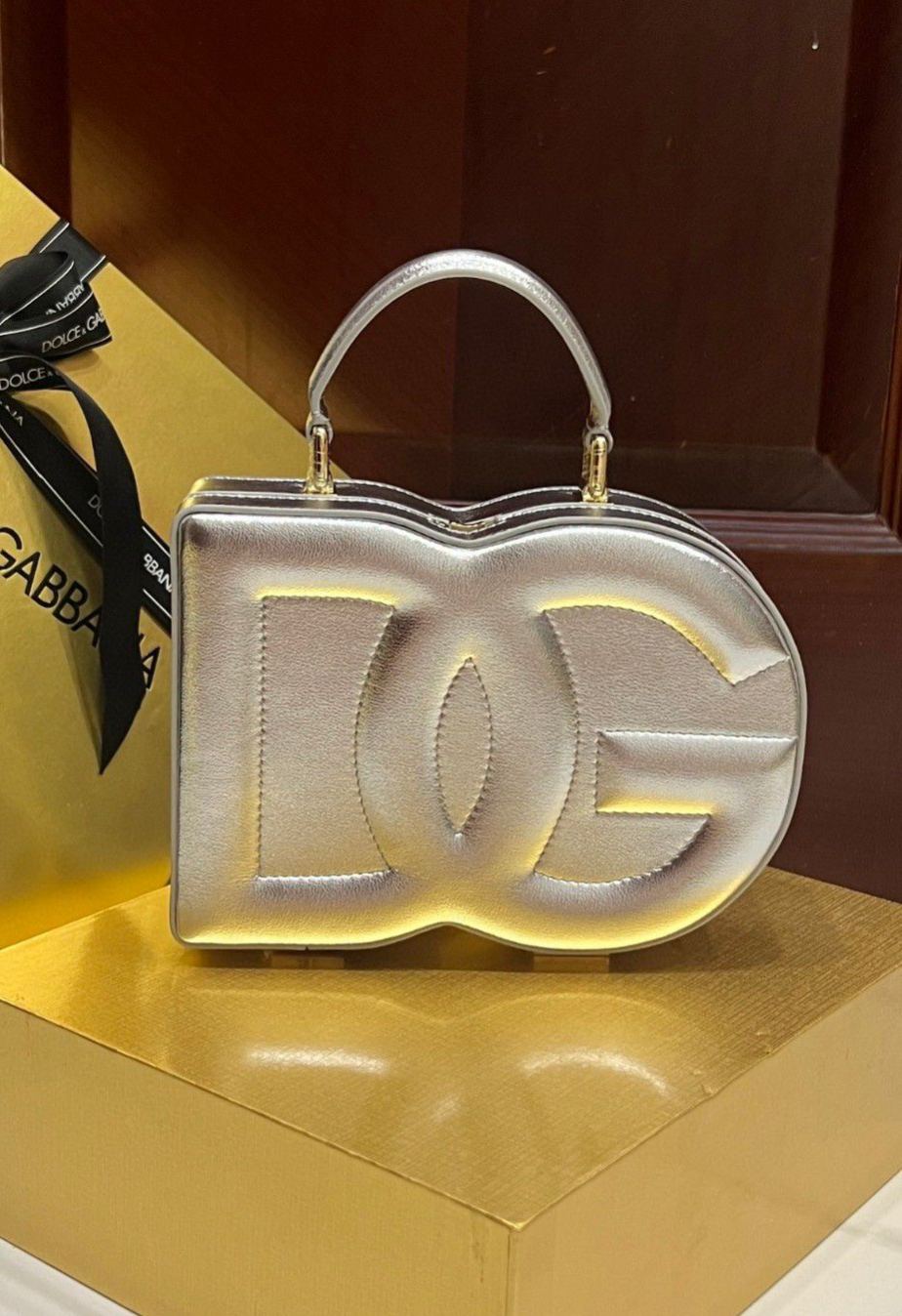[Copy]ドルチェ・アンド・ガッバーナ「D&G」ラージ ブラック レザートートバッグ