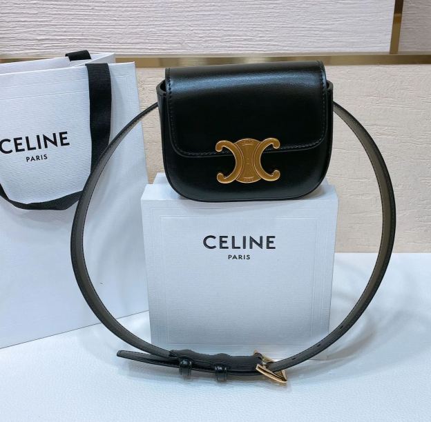 セリーヌ「Celine」TRIOMPHE ミニ ウエストバッグ