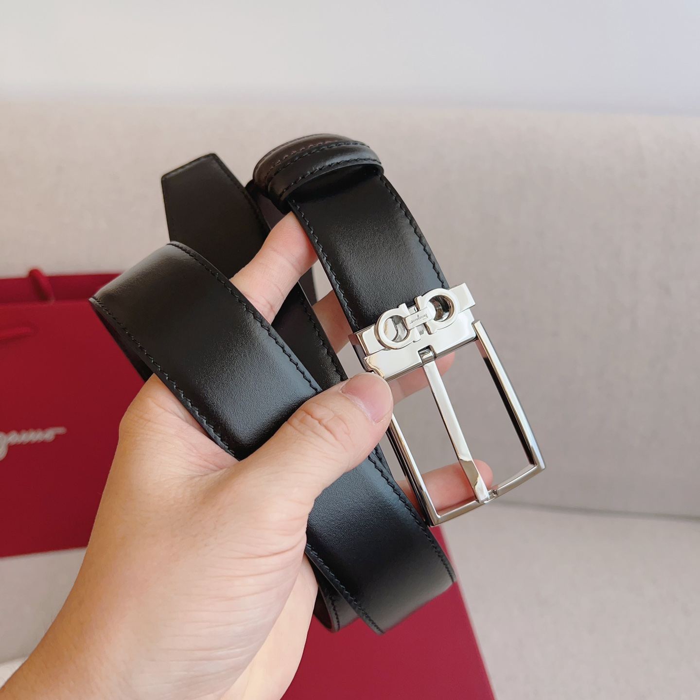 フェラガモ「Ferragamo」リバーシブルベルト