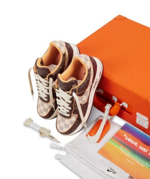 「コラボモデル」Louis Vuitton x Nike Air Force 1 Low スニーカー