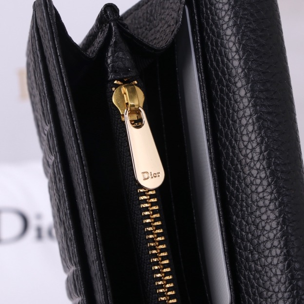 ディオール「Dior」Caro Orchid ロングウォレット