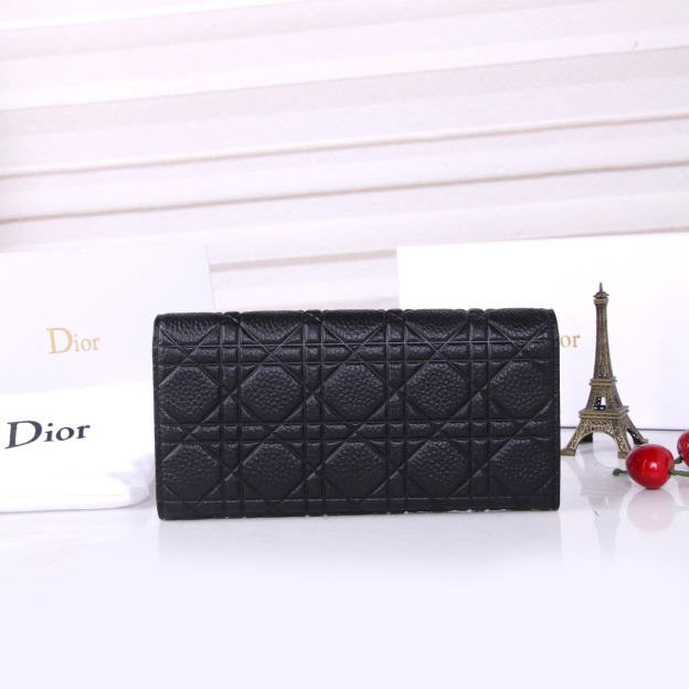 ディオール「Dior」Caro Orchid ロングウォレット