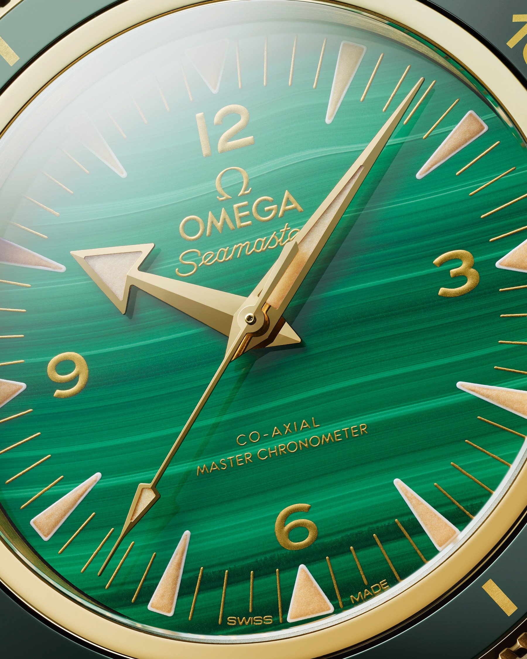 オメガ「Omega」Seamaster 300M マスター クロノメーター 41mm プラチナケース＆クロコダイルストラップ メンズ腕時計