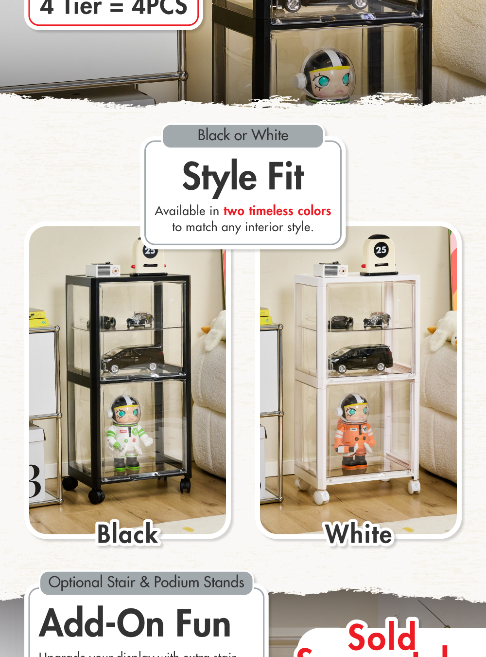 HOUZE - MegaPop Display Cabinet