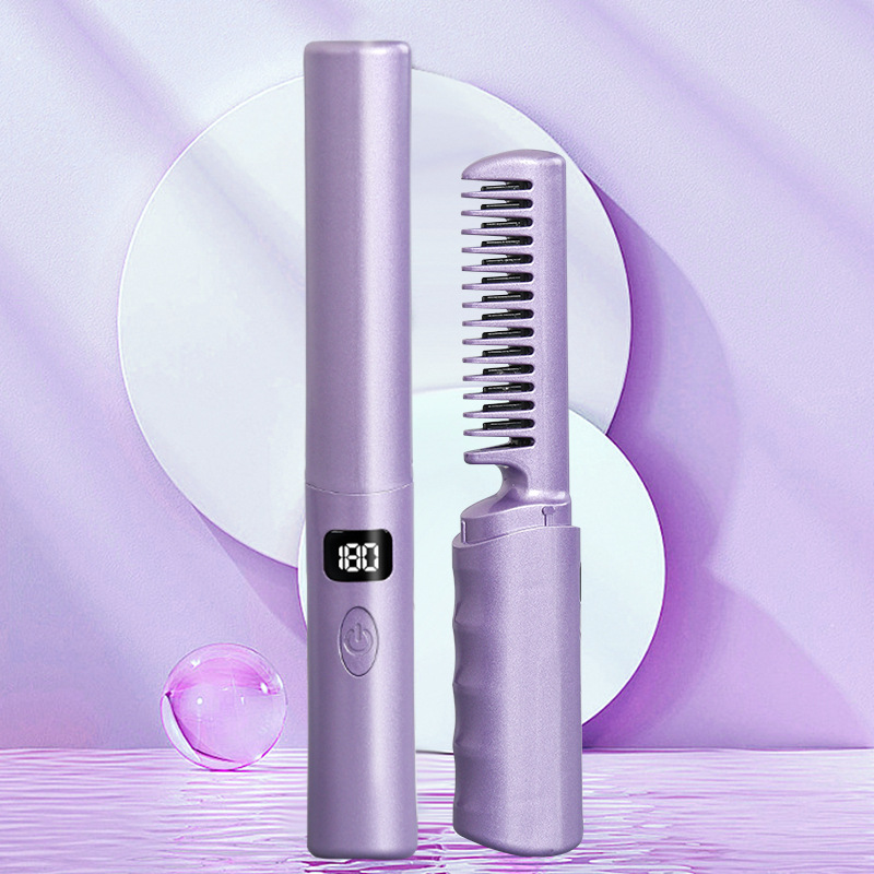 數顯無線直髮梳
