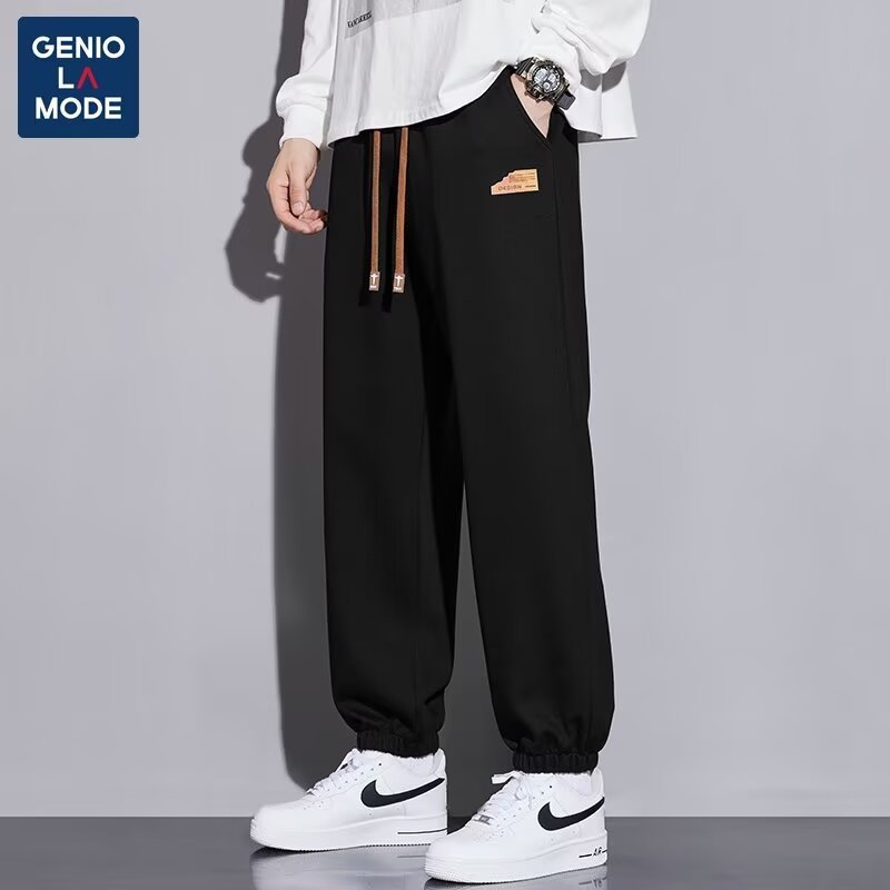 休闲裤子男款春秋季2025新款潮牌ins宽松垂感直筒运动裤