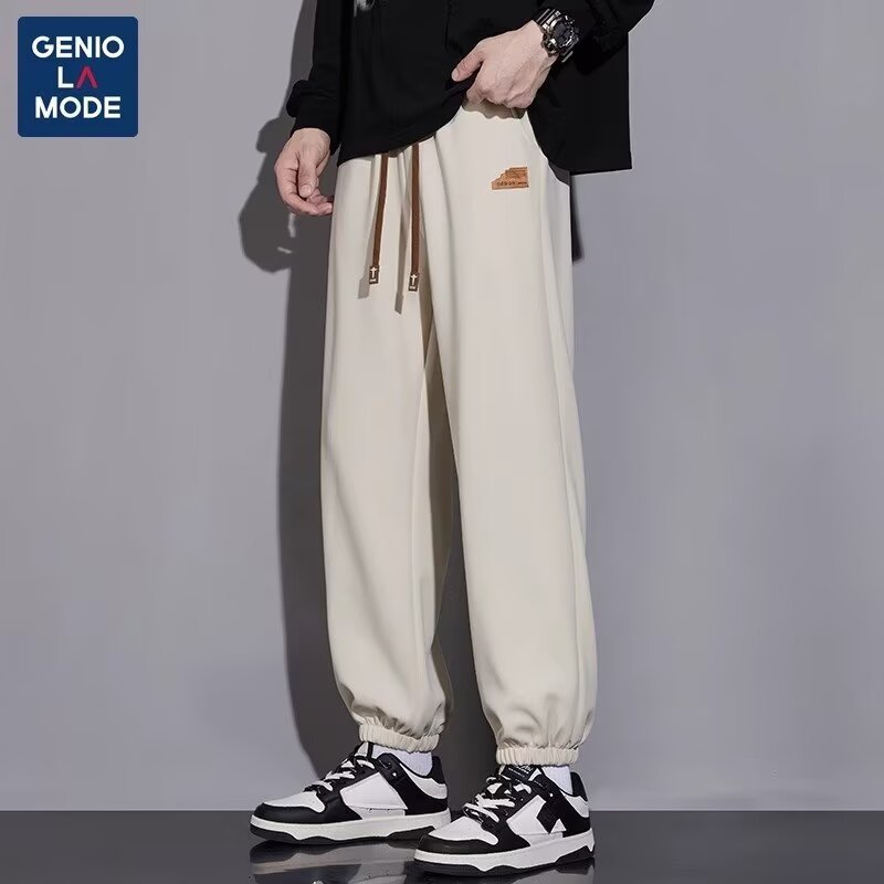 休闲裤子男款春秋季2025新款潮牌ins宽松垂感直筒运动裤