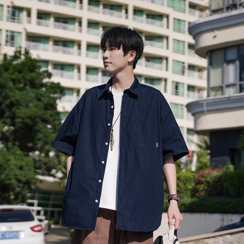 夏季薄款冰絲寬鬆工裝休閒外套