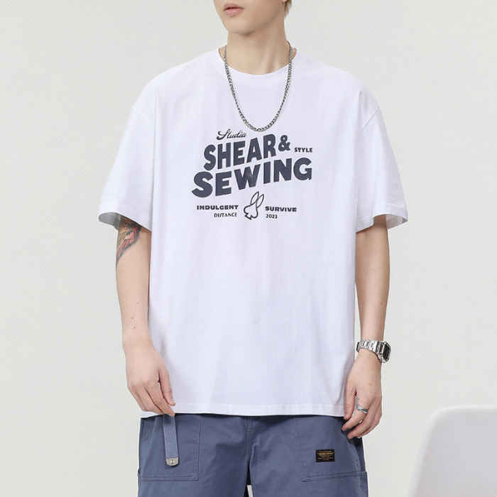 美式潮牌寬鬆重磅短袖 Tee｜男裝 Oversized 休閒短袖 顯瘦版型 現貨供應