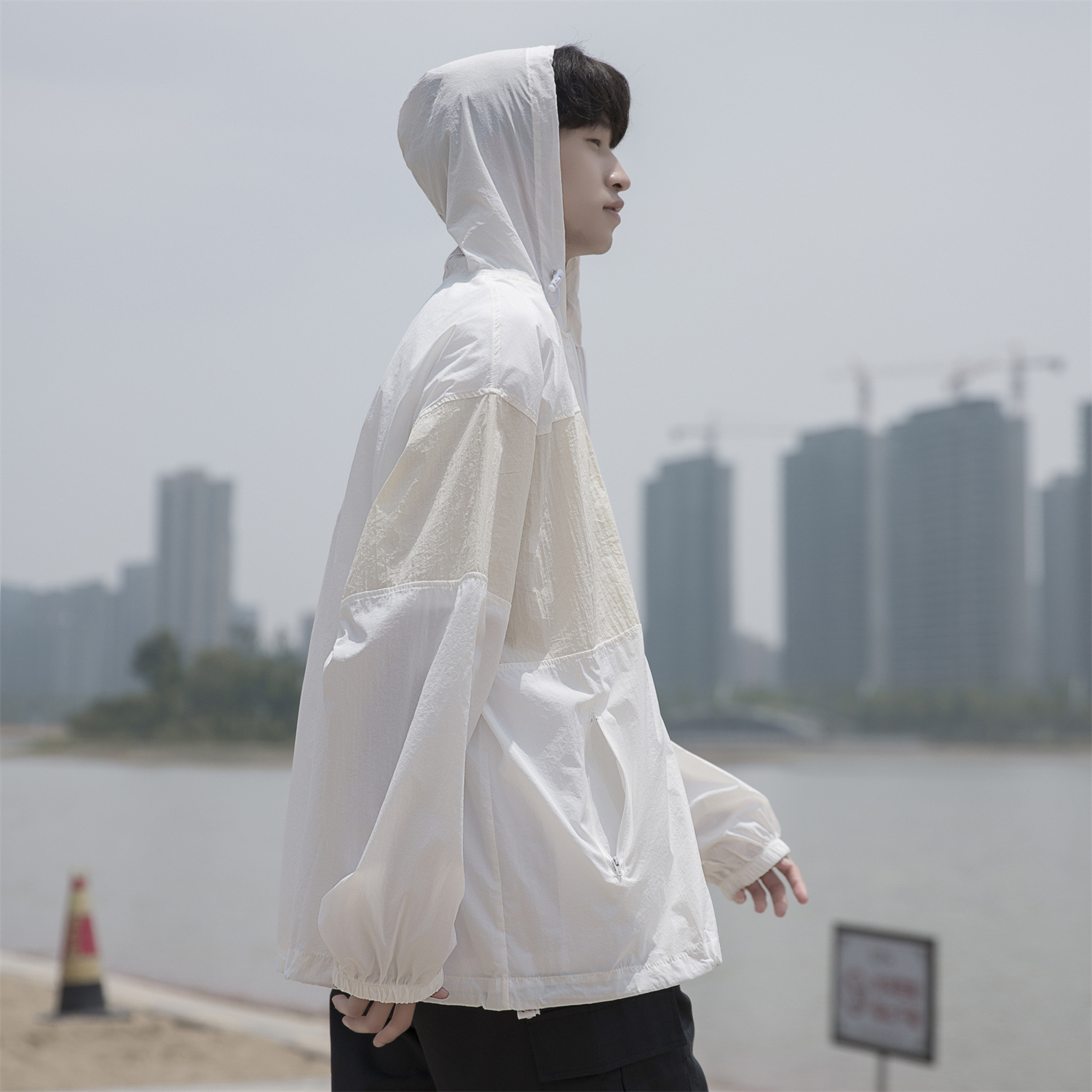 男款夏季薄款防曬外套