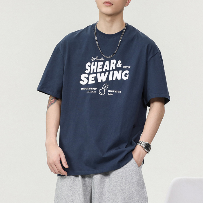 美式潮牌寬鬆重磅短袖 Tee｜男裝 Oversized 休閒短袖 顯瘦版型 現貨供應