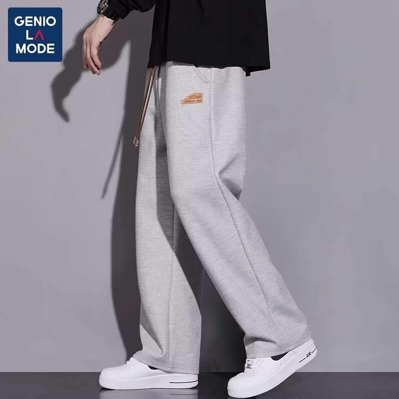 休闲裤子男款春秋季2025新款潮牌ins宽松垂感直筒运动裤
