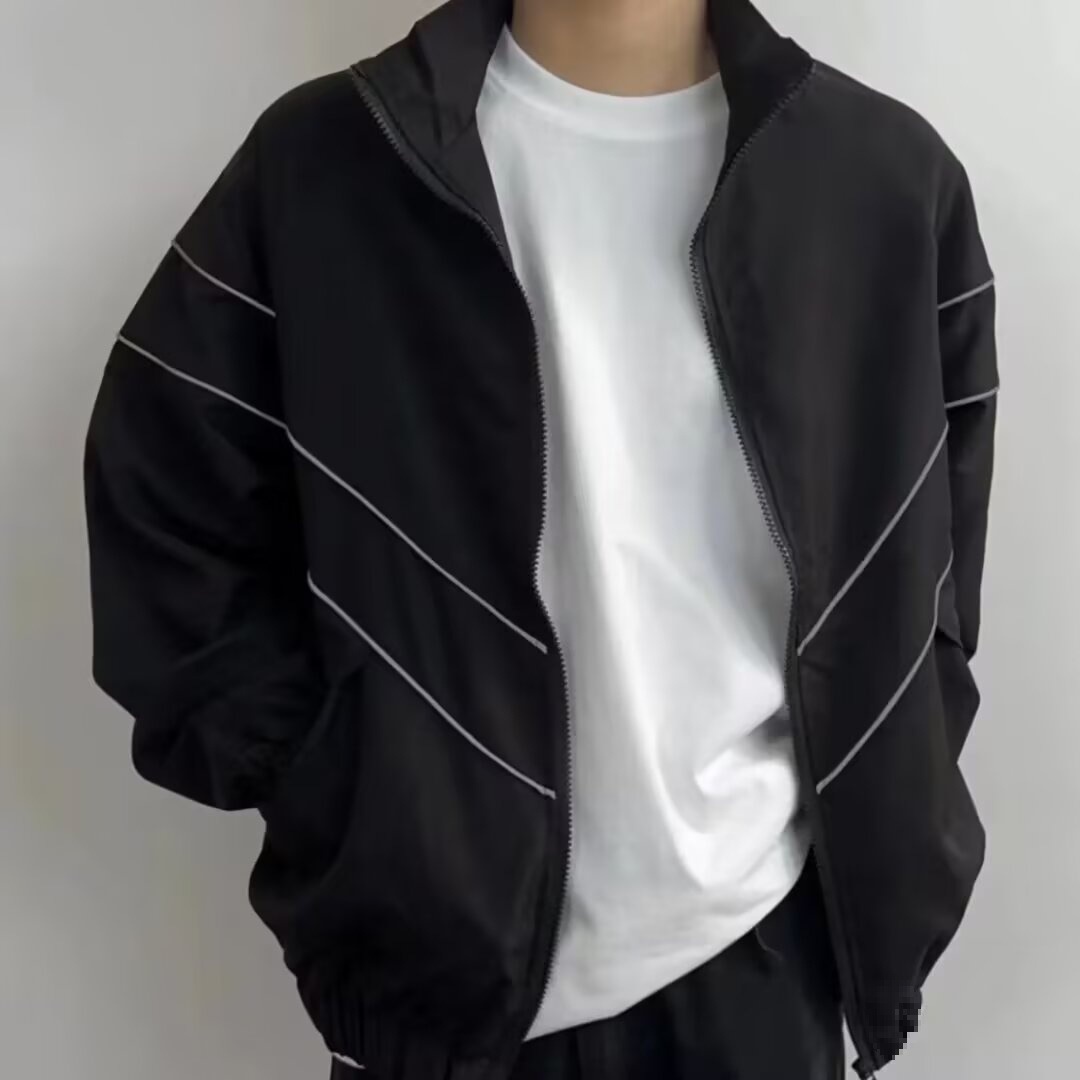 潮牌日系寬鬆百搭夾克外套