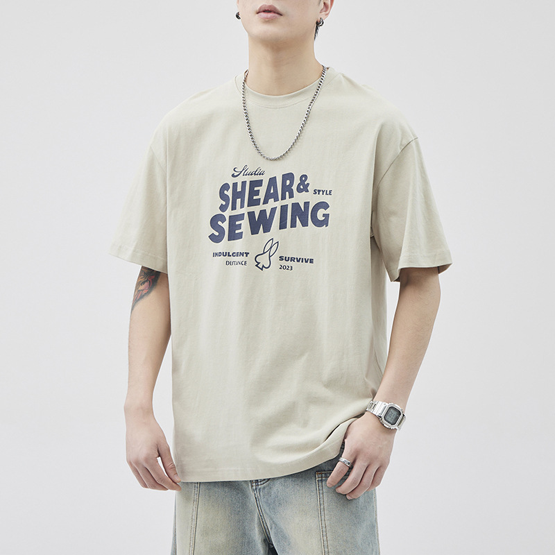 美式潮牌寬鬆重磅短袖 Tee｜男裝 Oversized 休閒短袖 顯瘦版型 現貨供應