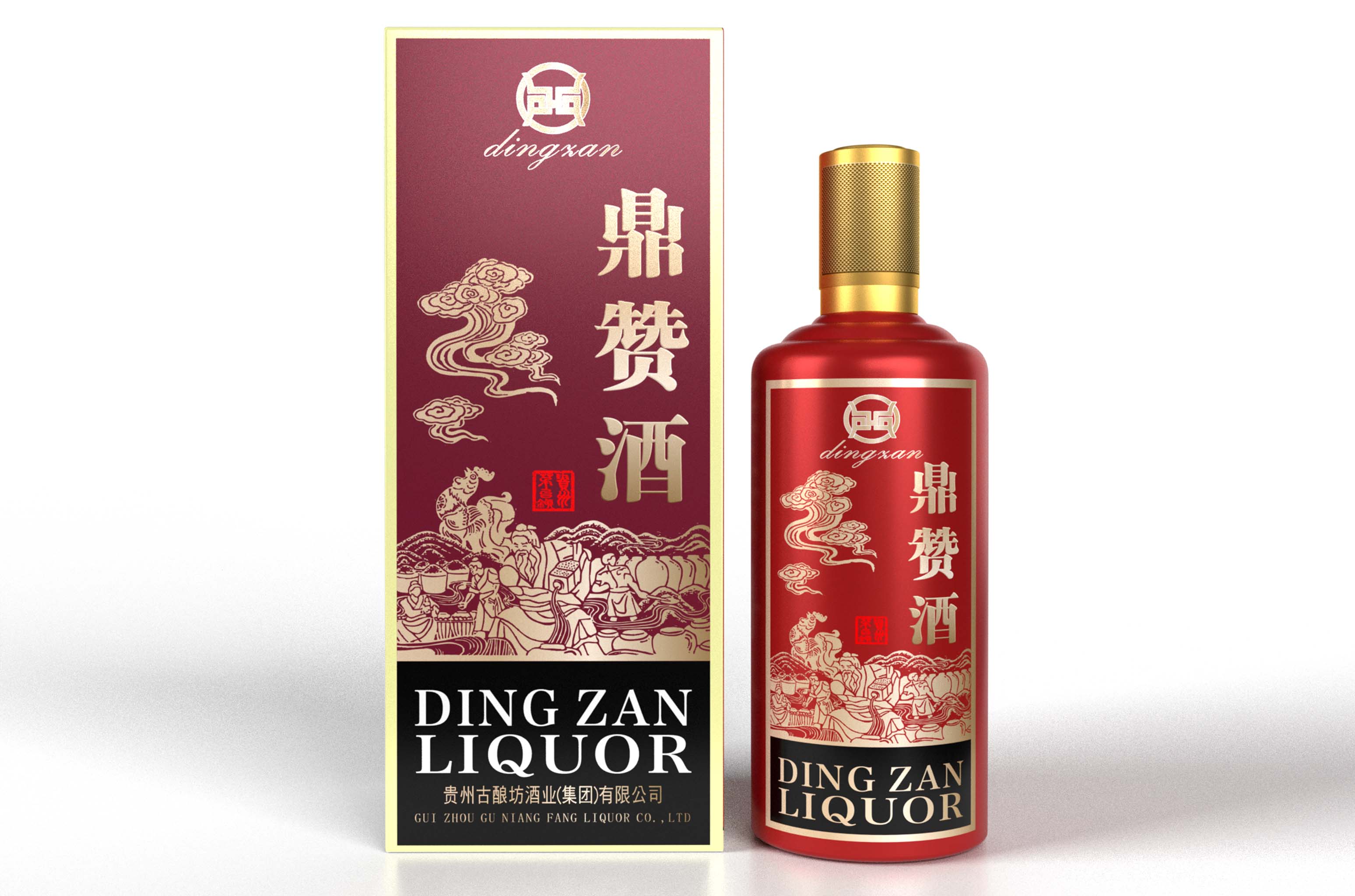 DING ZAN LIQUOIR Alcohol Content:  53%vol  Fragrance Type:  Maotai-Flavor  Specification：  500ML  Place of Origin:  Kweichow Moutai Town