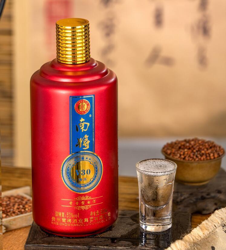 NANJOL V30  Alcohol Content:  53%vol  Fragrance Type:  Maotai-Flavor  Specification：  500ML  Place of Origin:  Kweichow Moutai Town