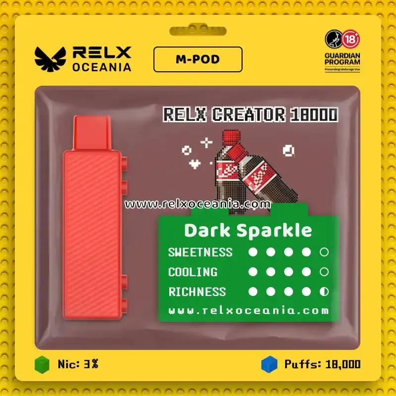 RELX_Creator_Dark Sparkle_18000Puffs