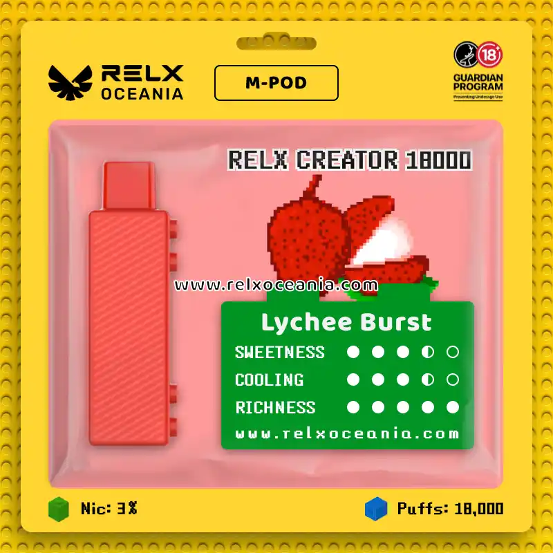 RELX_Creator_Lychee Burst _18000Puffs