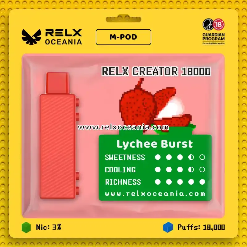 RELX_Creator_Lychee Burst _18000Puffs