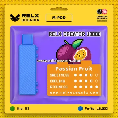 RELX_Creator_Passion Fruit _18000Puffs