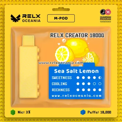 RELX_Creator_Sea Salt Lemon_18000Puffs