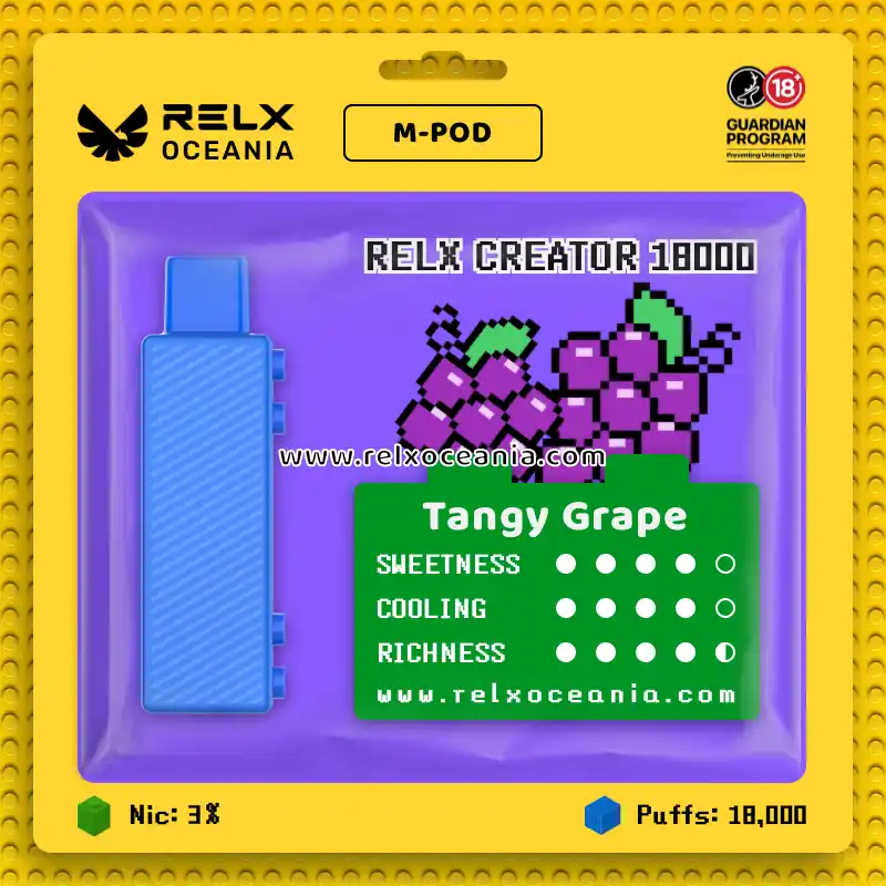 RELX_Creator_Tangy Grape_18000Puffs