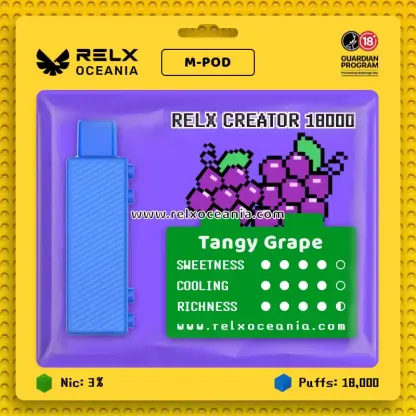 RELX_Creator_Tangy Grape_18000Puffs