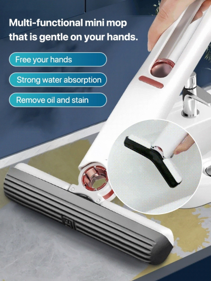 [Fine Living] Multi-functional mini mop without hurting your hands