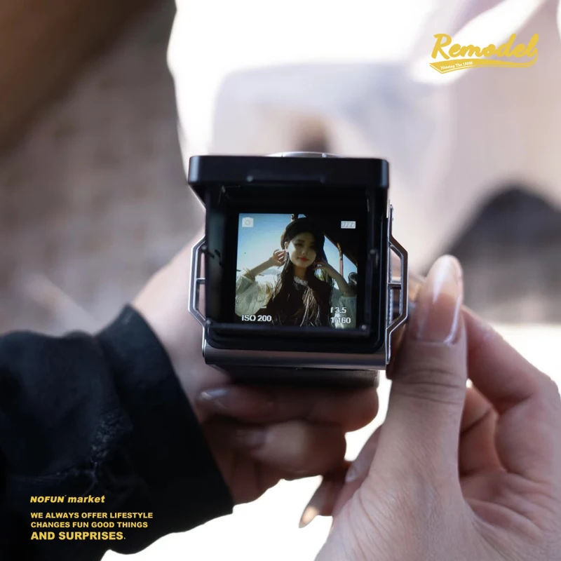 CCD Retro Camera Dual Reflex Photoes Video Small Mini Camera Recording With Manual Joystick Amateur Customized Accessory Gifts