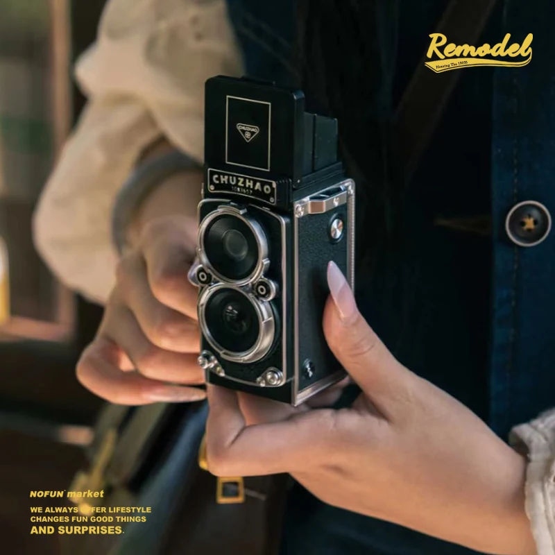 CCD Retro Camera Dual Reflex Photoes Video Small Mini Camera Recording With Manual Joystick Amateur Customized Accessory Gifts