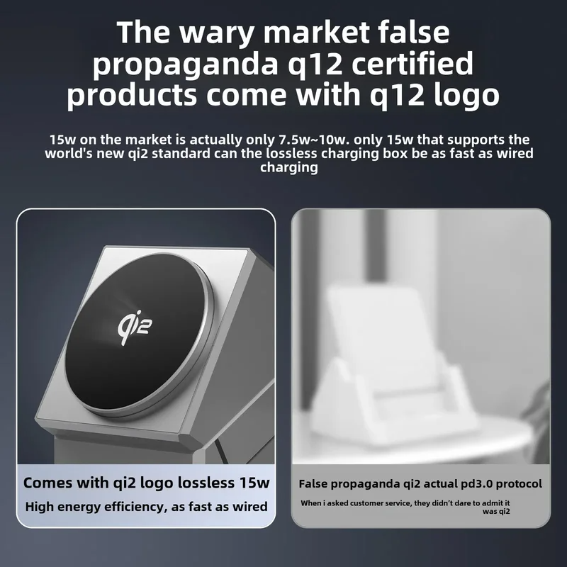 3 in 1 Wireless Charger Station CubeTrick-X Qi2 15W Fast Charging for IPhone 16/15/14/13 Series/AirPods Pro/Apple Watch Series