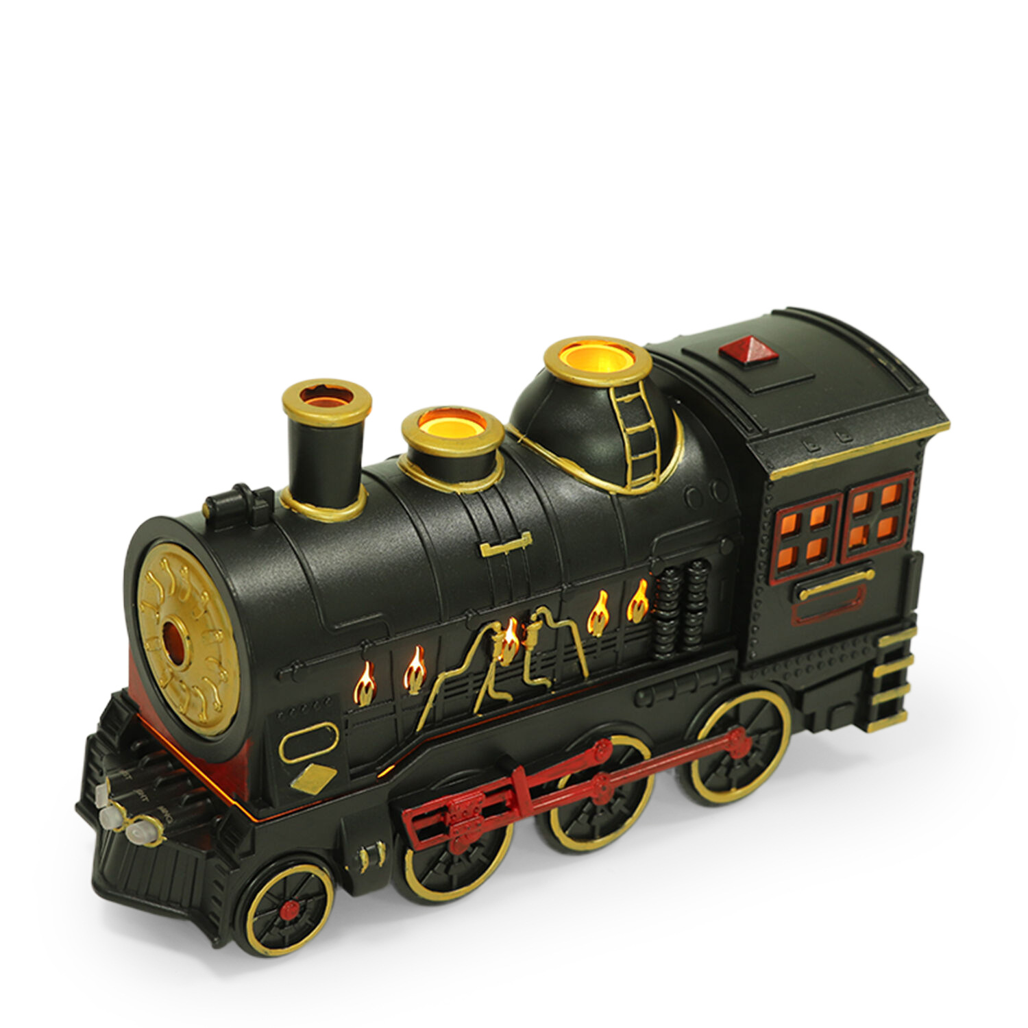 Mini Train Shape Aromatherapy Essential Oil Diffuser Ultrasonic Cool Mist Air Humidifier with LED Lamp Aroma Difusor Atomizer