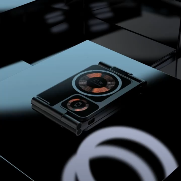 Newest 3 in 1 Transparent Phone Magnetic Wireless Charger 15W Foldable Desktop Smart Phone Charger With Phone Holder