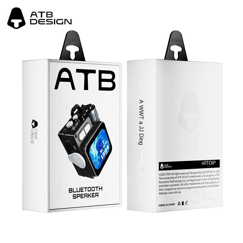 ATB Screen Bluetooth Mobile Phone Metal Subwoofer Mini Lock Wireless Mini Speaker
