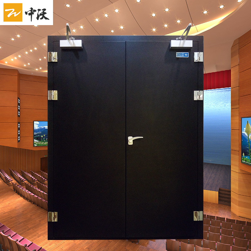 Cinema conference hall soundproof steel fire door