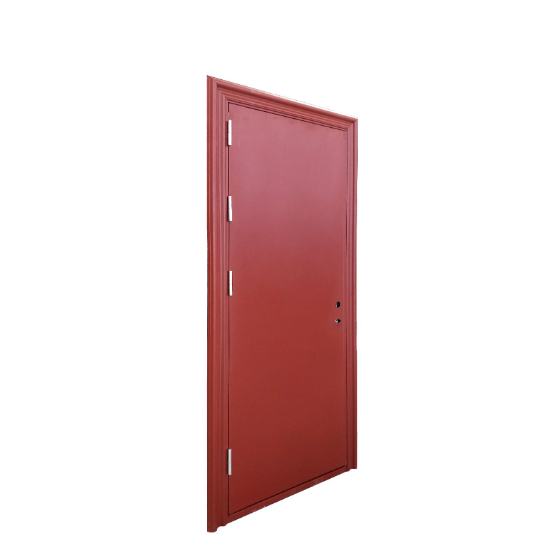 Steel wood grain anti-transfer fire door