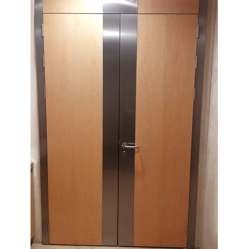 Hotel refined steel soundproof fire door