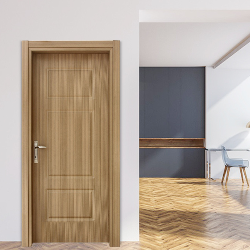 Carbon crystal wood high-end apartment fire door