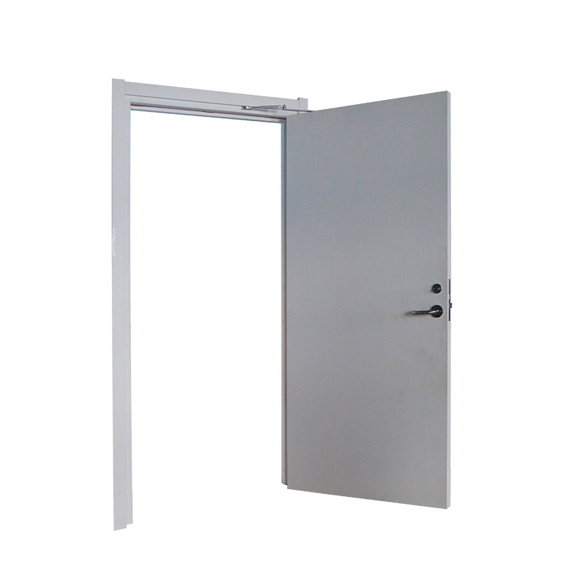 Engineering grade plastic sprayed wooden fireproof door