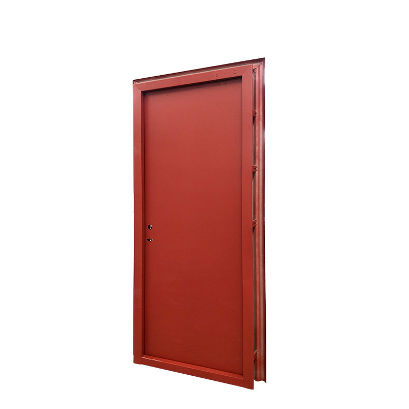Steel wood grain anti-transfer fire door