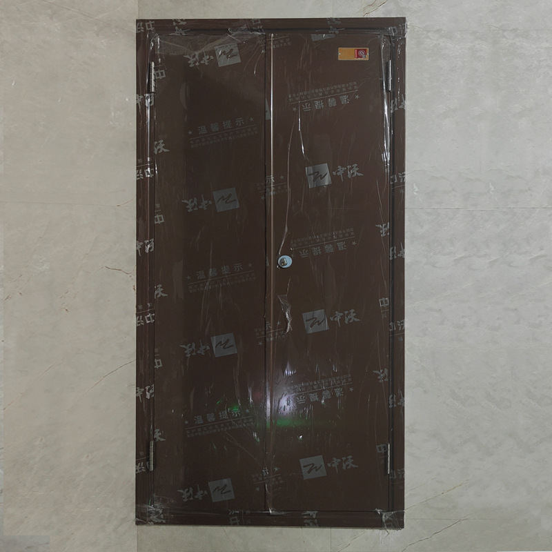 Butt channel steel insulation fire door