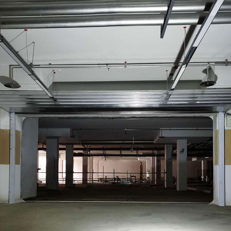 Composite automatic steel fire shutter door