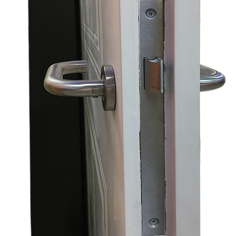 Sound insulation and heat insulation wooden engineering fire door