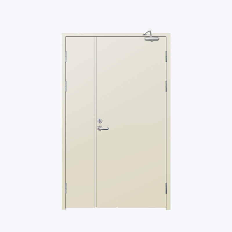 Large and small steel fire doors