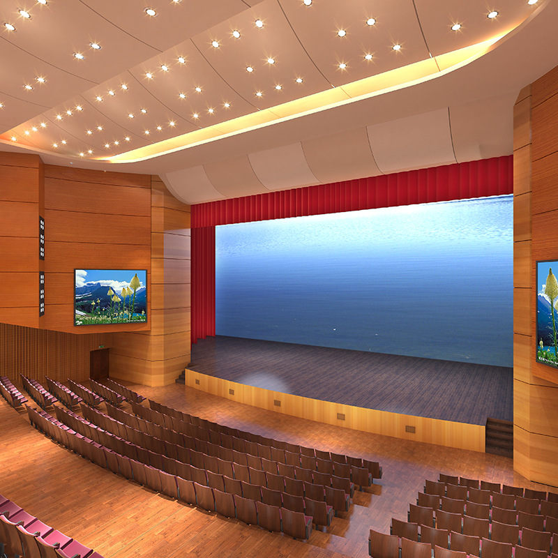 Cinema conference hall soundproof steel fire door
