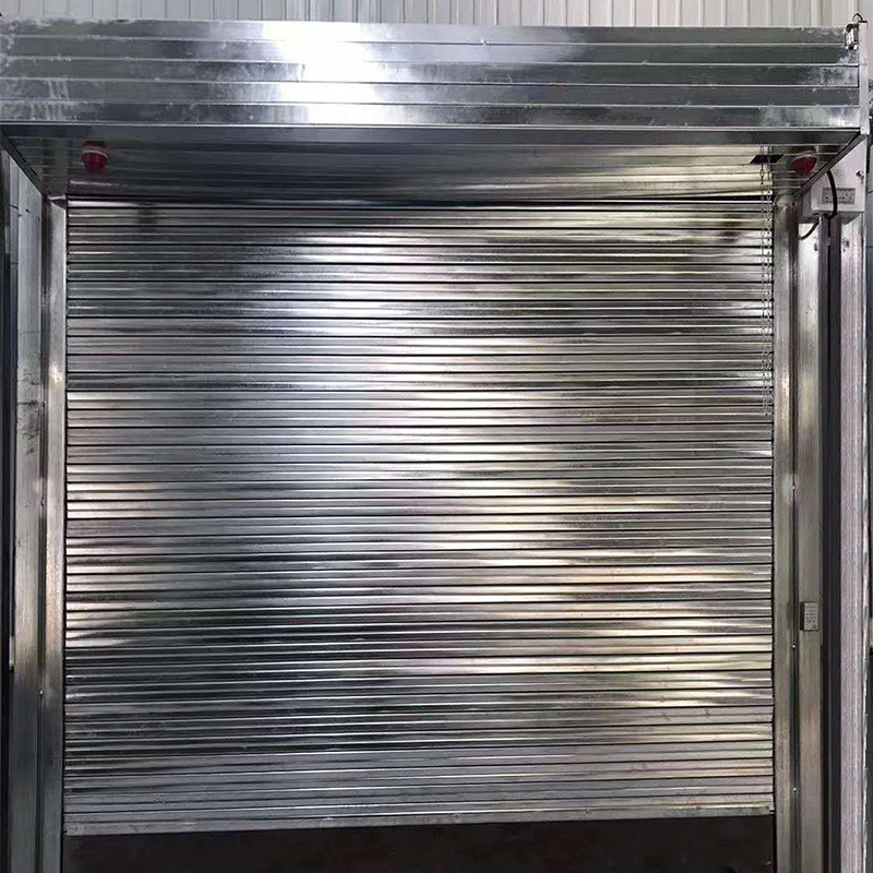 Composite automatic steel fire shutter door