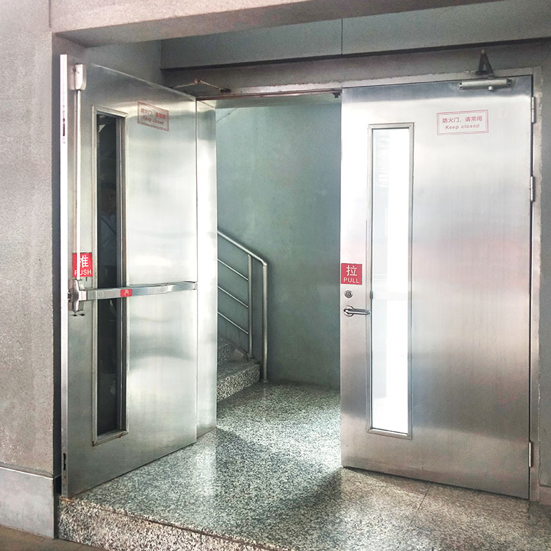 Stainless steel fireproof glass window fireproof door