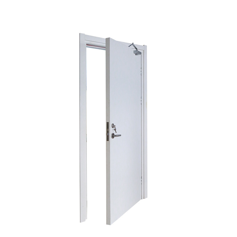 Engineering grade plastic sprayed wooden fireproof door